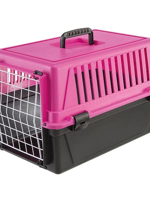 L-00816.jpg Transpordipuur Ferplast Atlas 10 EL Fucsia, 32,5 x 48 x k. 29 cm., max. kandevõime 5 kg.