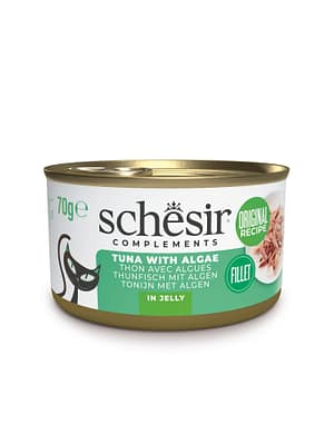 L-01119.jpg Schesir Complements märgtoit täiskasvanud kassidele tuunikala & vetikatega tarretises 70 gr.