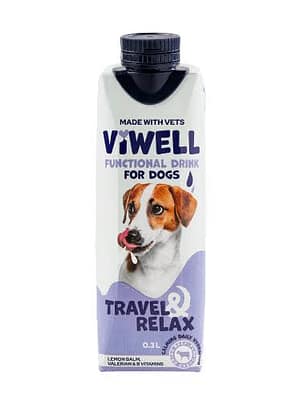 images (6) ViWell rahustav joogivesi koertele Travel & Relax 300ml. (Eestis toodetud!)