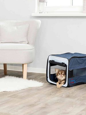 39692.jpg Sinine kergpuur Trixie Twister Soft Kennel, suurus S