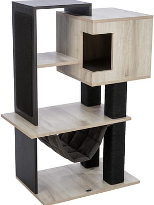 44724.jpg Kassimaja Trixie CityStyle kraapimispostiga, kõrgus 98 cm, hall/must