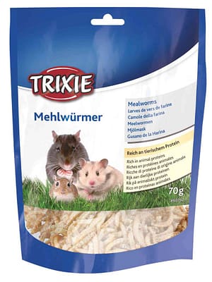 60792.jpg Kuivatatud naturaalsed jahuussid närilistele, putuktoidulistele lindudele ja reptiilidele 70 gr.