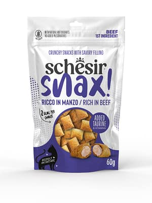 L-01616.jpg Schesir Snax! teraviljavaba veiselihamaitseline pehme maius kassidele 60 gr.