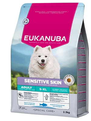 L-01768.jpg 2,3 kg. EUKANUBA Adult S-XL täissööt tundliku nahaga igas suuruses täiskasvanud koertele ookeanikalaga