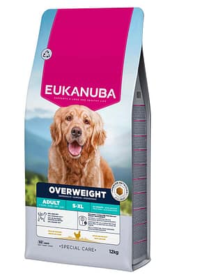 L-01773.jpg 12 kg. EUKANUBA Adult S-XL täissööt kaaluprobleemidega täiskasvanud igas suuruses koertele kana-& kalkunilihaga 12 kg