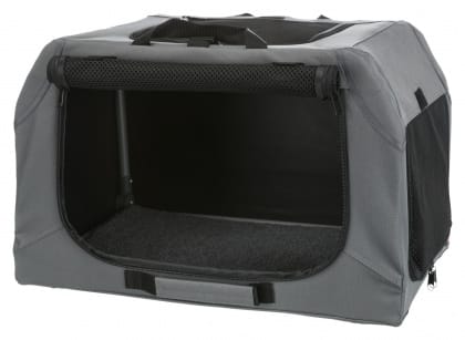Halli värvi kergpuur Trixie Easy Mobile Kennel, suurus S-M 71x49x51cm