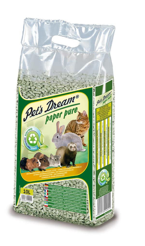 10 L. Pet`s Dream Paper Pure taaskasutatud paberist allapanu