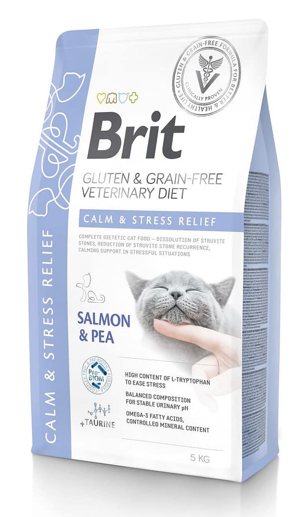 5 kg. Brit Veterinary Diet Calm & Stress Relief erisööt stressiga seotud probleemidega kassidele