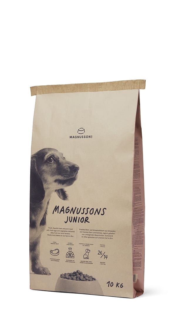 4,5 kg. Magnusson Junior täissööt kutsikatele veise-ja sealihaga