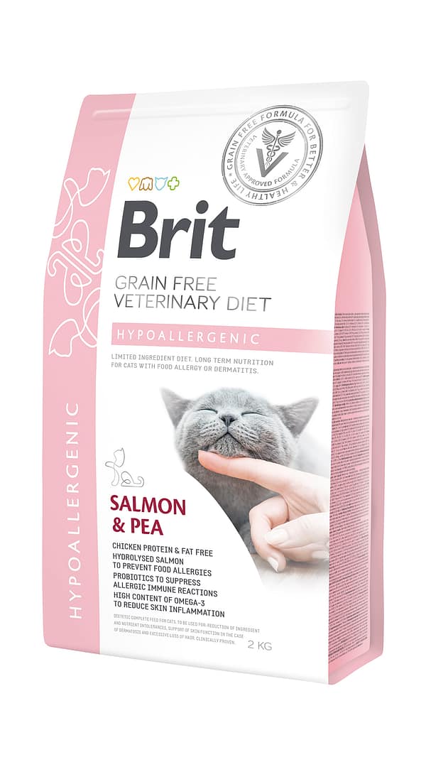 2 kg. Brit Veterinary Diet Hypoallergenic erisööt kassidele
