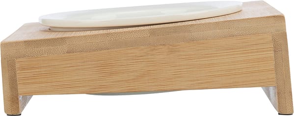 alus Keraamiline kauss bambusest alusel, kausi maht 0,25 l.