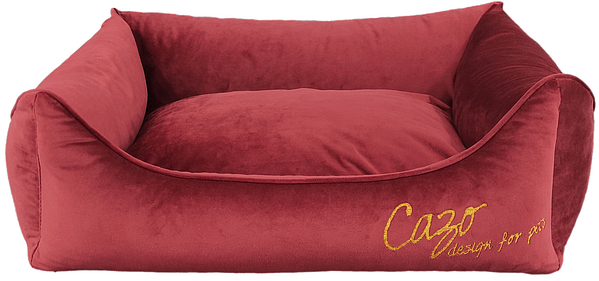 Cazo Soft Bed Milan punane pesa koertele 73 x 57 cm.