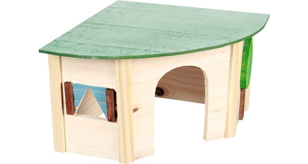 Flamingo puidust maja väikenärilistele 34 x 25 x 15 cm.