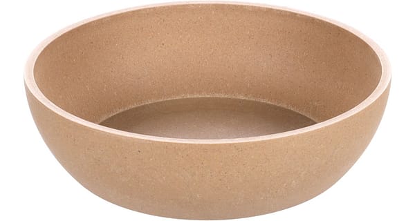 Flamingo libisemisvastase põhjaga bambusest kauss koerale ø 21cm. maht 1,5 L.