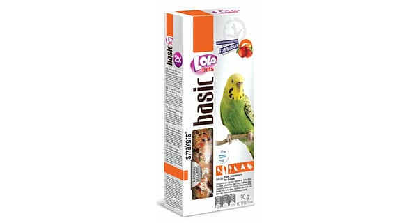 LoLo Pets Smakers maiusepulgad viirpapagoidele puuviljadega 2 tk. 90 gr.