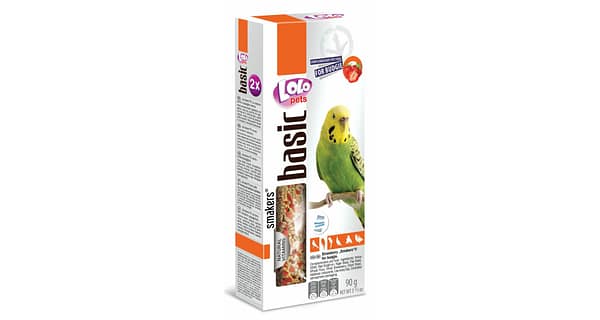 LoLo Pets Smakers maiusepulgad viirpapagoidele maasikatega 2 tk. 90 gr.