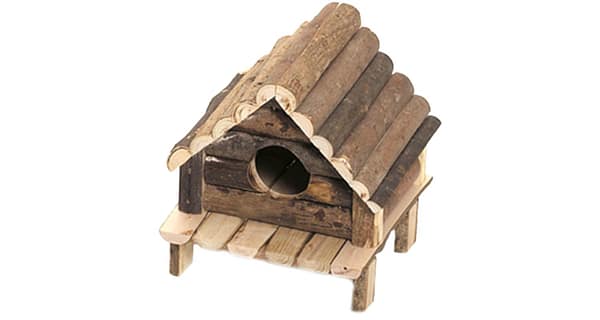 Flamingo väikenärilistele puidust maja