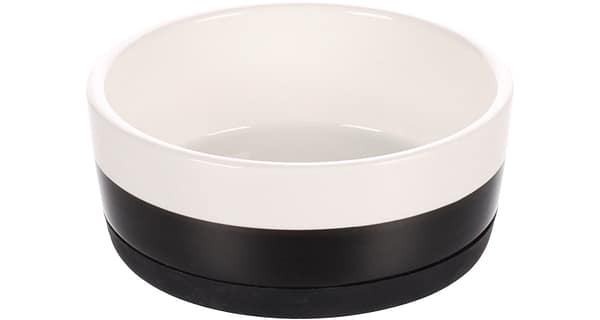 Flamingo must/valge keraamiline kauss ø 14cm., maht 420 ml.