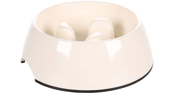 Flamingo valge aeglase söömise kauss Royal, suurus M-maht 350 ml.