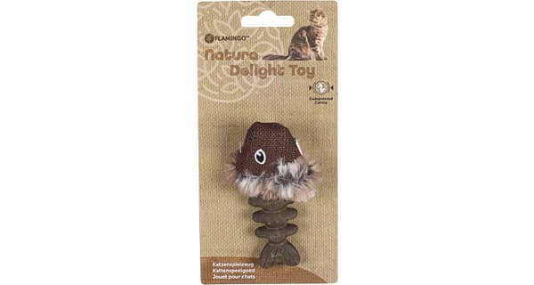 Flamingo Natura mänguasi kassile 9 cm.