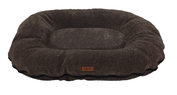 Cazo Oval Bed Reda pruun pesa koertele 75 x 100 x 15 cm.