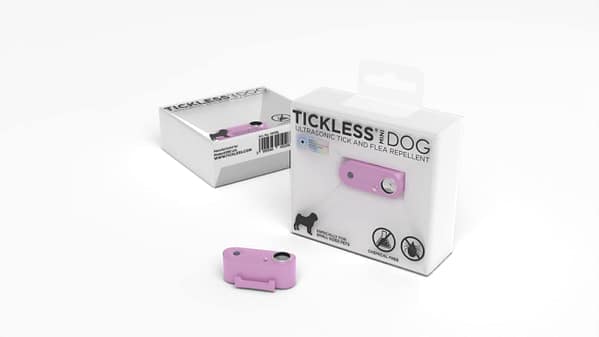 TICKLESS® Mini ultraheliripats alla 15 kg. koertele puukide ja kirpude tõrjeks ( Lilla)