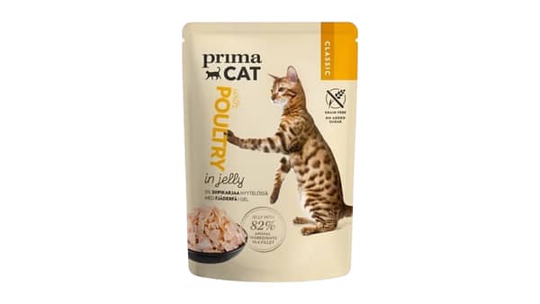 PrimaCat Classic eine linnuliha tarrendis 85g 28 x 85 gr. PrimaCat Classic teraviljavaba eine kassile linnuliha tarrendis