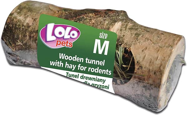 m tunnel LoLo Pets kasepuust tunnel heinaga väikenärilistele, suurus M