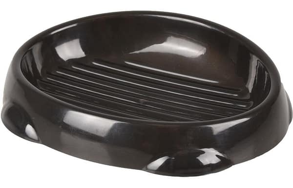 Flamingo must söögikauss lühikese koonuga koertele ja kassidele maht 250 ml.