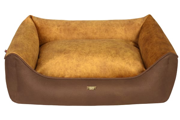 Cazo Soft Bed Velvet Gold pesa koertele 93 x 72 cm.