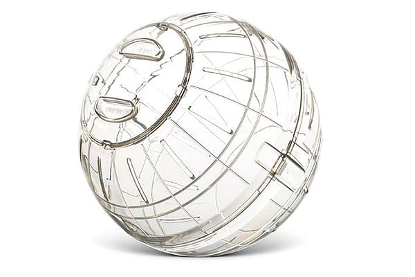 Plastikust jooksupall kääbushamstritele ja hiirtele - Savic Runner Small, läbimõõt 12 cm.