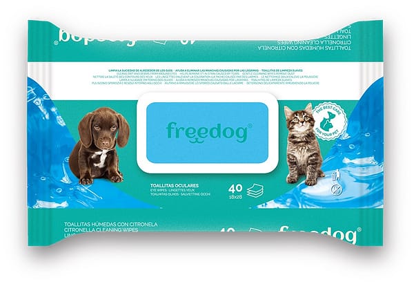 Freedog silmapuhastuslapid 40 tk. 28x18cm