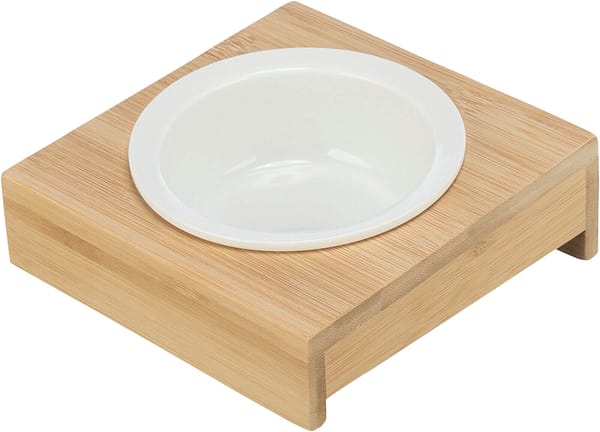 Keraamiline kauss bambusest alusel, kausi maht 0,25 l.