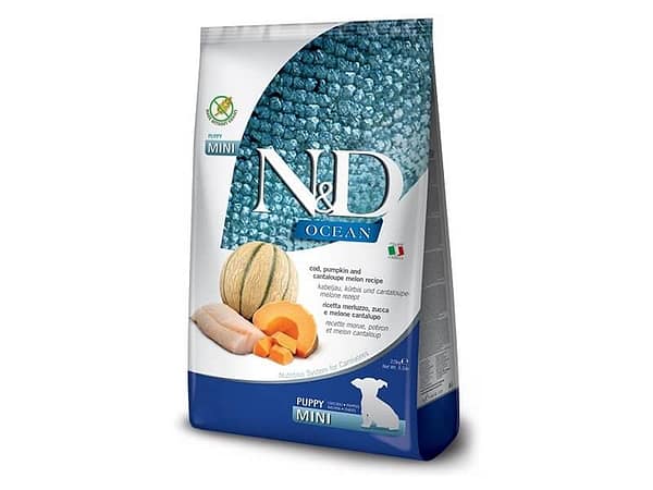 2,5 kg. Farmina Ocean  teraviljavaba kutsikatoit väikest kasvu kutsikatele tursaga