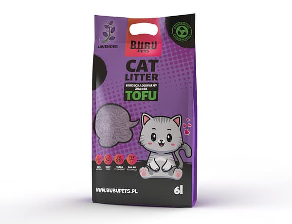 5905309286634.jpg 2,5 l./6 l.Bubu Pets lavendli lõhnaga tofu kassiliiv
