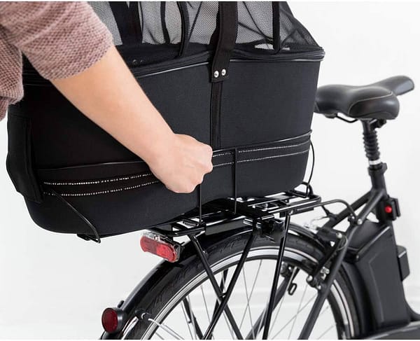 rattakorv2 Tekstiilist rattakorv pakiraamile, kuni 6 kg. lemmiklooma transpordiks