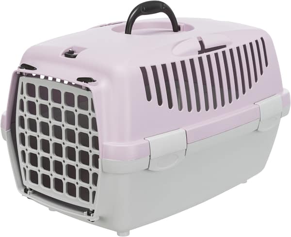 Transpordiboks Trixie Capri 1, (max. kaal 6 kg.)  helehall/helelilla