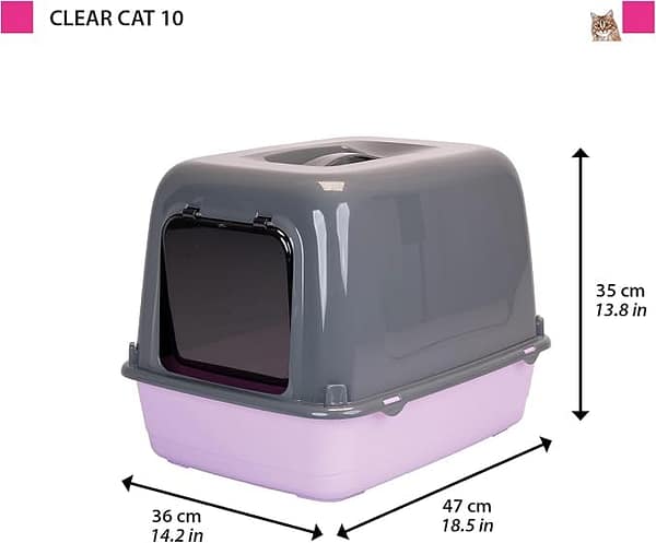ferplast Kassitualett Ferplast Clear Cat 10, mõõdud- p.47 x l.36 x k. 35cm