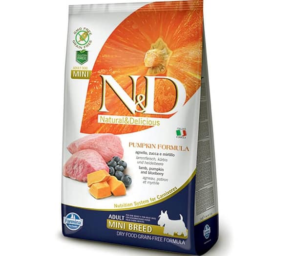 2,5 kg. Farmina teraviljavaba täissööt väikest kasvu täiskasvanud koertele lambalihaga