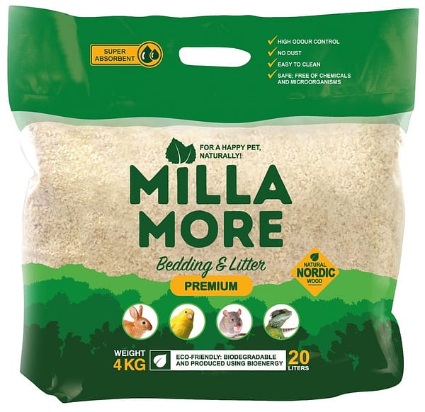 20 L./ 4 kg. Millamore haavapuust allapanu Premium (Eestis toodetud!)