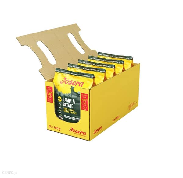josera-lamm-batate-5x900g 4,5 kg. Josera teraviljavaba täissööt lambaliha ning maguskartuliga täiskasvanud koertele