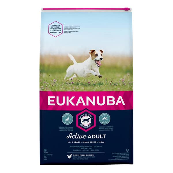 3 kg. Eukanuba täissööt väikest tōugu täiskasvanud koertele  kodulinnulihaga