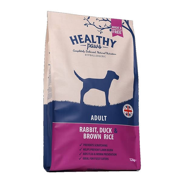 healthy-paws-koeratoit-taiskasvanud-koertele-janeseliha-ning-pruuni-riisiga-2-kg.jpg 2 kg. Healthy Paws täissööt täiskasvanud koertele jäneseliha ning pruuni riisiga