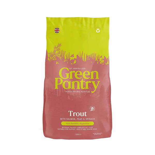 lõhe 10 kg. Green Pantry keemia-ning teraviljavaba täissööt forelli ja lõhega igas vanuses ja suuruses koertele