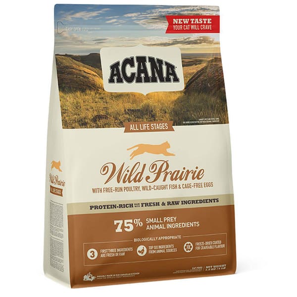 wild prairie cat 1,8 kg. 1,8 kg. Acana Wild Prairie teraviljavaba täissööt igas vanuses kassidele linnulihaga