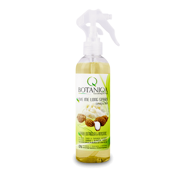 8775_60701cf5b75238.49928117_love_me_long_spray.png Botaniqa Love Me Long karva jäetav antistaatiline ning niisutav spreipalsam 250ml.