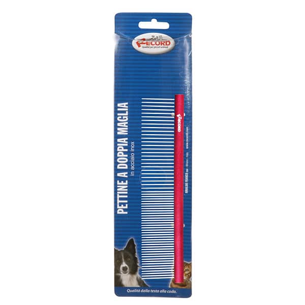 Record roostevabast terasest kamm 15 x 4 cm.