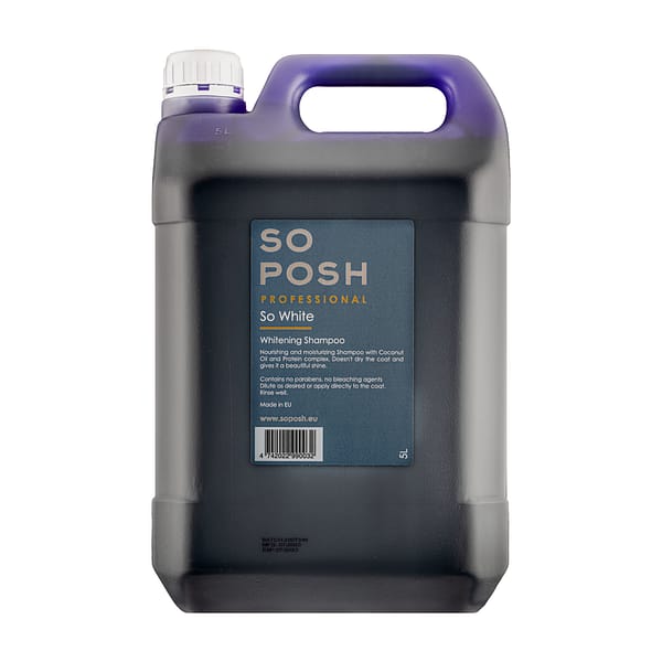 Valgendav šampoon koertele ja kassidele 5 L.