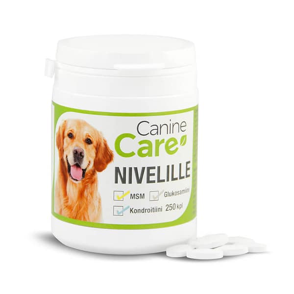 canine care nivilille Canine Care liigesetabletid 250 tk. ( glükosamiin, kondroitiin, MSM ja C-vitamiin)