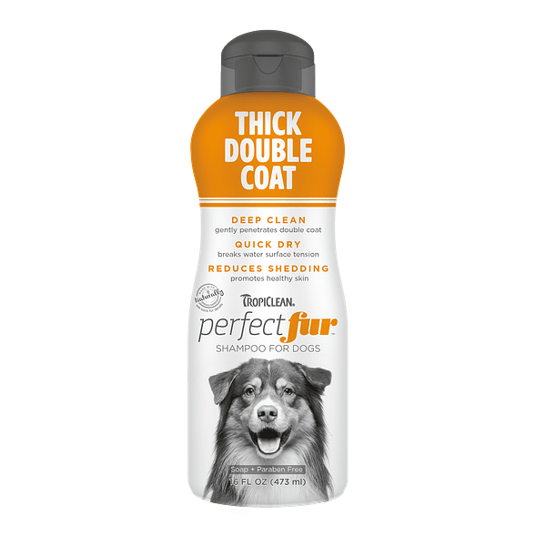 TropiClean looduslik seebivaba šampoon paksu karvaga koertele 473 ml.